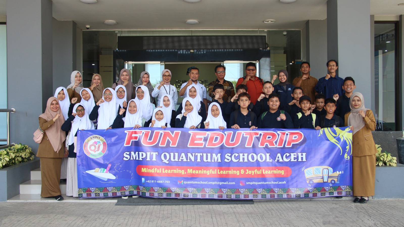 BAST ANRI Edukasi Siswa SMP IT Quantum School tentang Arsip Tsunami dan Mitigasi Bencana